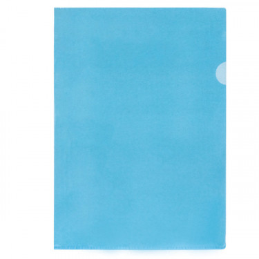 Папка-кутик пластикова А4, синя H-Tone (JJ40936-blue)