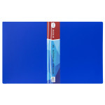 Папка пластикова  А4, з 40 файлами, синя H-Tone (JJ40946-40)