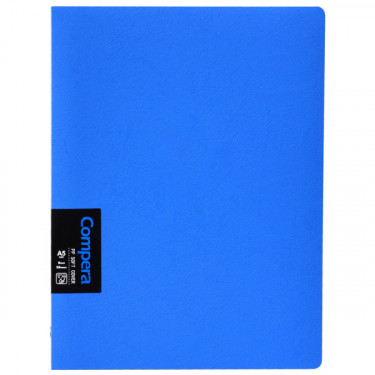 Зошит для нотаток А5, м'яка обкладинка PP, 50 арк, лінія, синій Compera Original Comix (C7005-blue)
