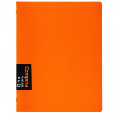 Зошит для нотаток А5, м'яка обкладинка PP, 50 арк, лінія, помаранчевий Compera Original Comix (C7005-orange)