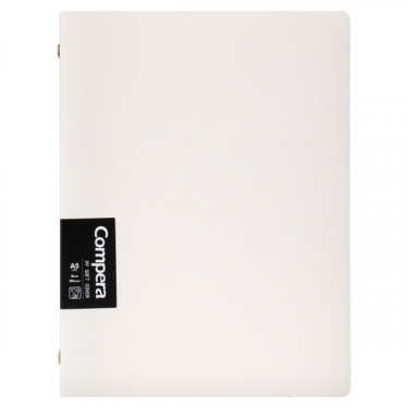 Зошит для нотаток А5, м'яка обкладинка PP, 50 арк, лінія, білий Compera Original Comix (C7005-white)