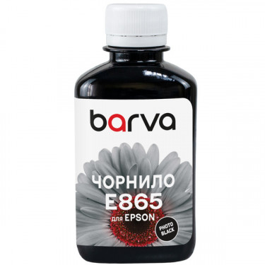 Чорнило для Epson T8651/T9651 BK спеціальне 180 мл, пігментне, чорне Barva (E865-684)