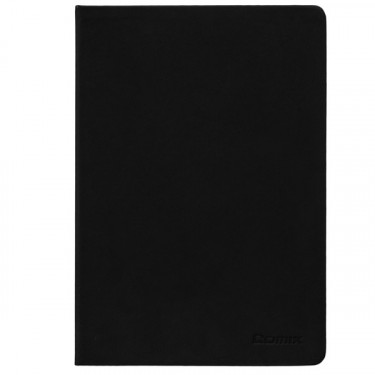 Блокнот діловий B5, штучна шкіра, 122 арк, лінія, на гумці, чорний Comix (ECC5900-black)