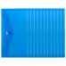 Папка-конверт на кнопці DL, прозора синя Comix (A1855-BL) Фото 1