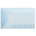 Папка-конверт на кнопці А4, прозора синя Comix (C330-BL) Фото 1