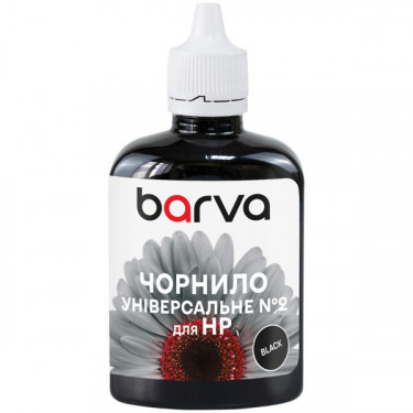 Чорнило для HP універсальне №2 90 г, водорозчинне, чорне Barva (HU2-360)