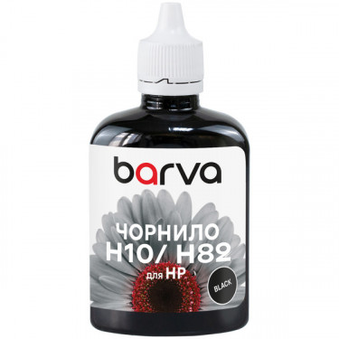 Чорнило для HP 10/13/82/88 спеціальне 100 мл, водорозчинне, чорне Barva (H10-668)
