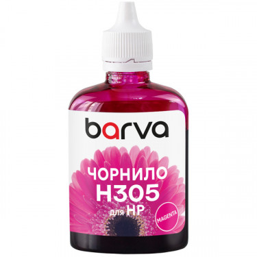 Чорнило для HP 305 спеціальне 100 мл, водорозчинне, пурпурове Barva (H305-776)