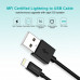 Кабель USB - Lightning 1,8 м чорний Choetech (IP0027) Фото 7