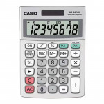 Калькулятор настільний 8 розрядів сірий Casio (MS-88ECO-W-EP)