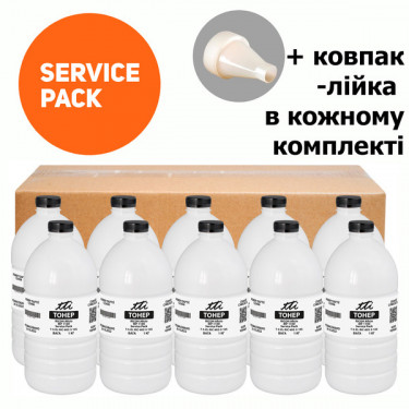 Тонер Ricoh Aficio MP 1100 Service Pack, флакон 10x1 кг TTI (TSM-T602-3-10SP)