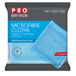 Серветки для скла з мікрофібри, 5 шт, сині Standard PRO service (18301600_4823071615128)