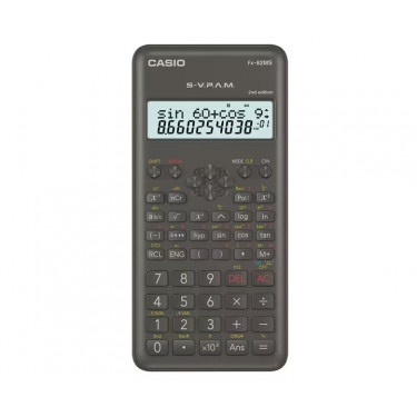 Калькулятор науковий чорний Casio (FX-82MS-2-W-EH-D)