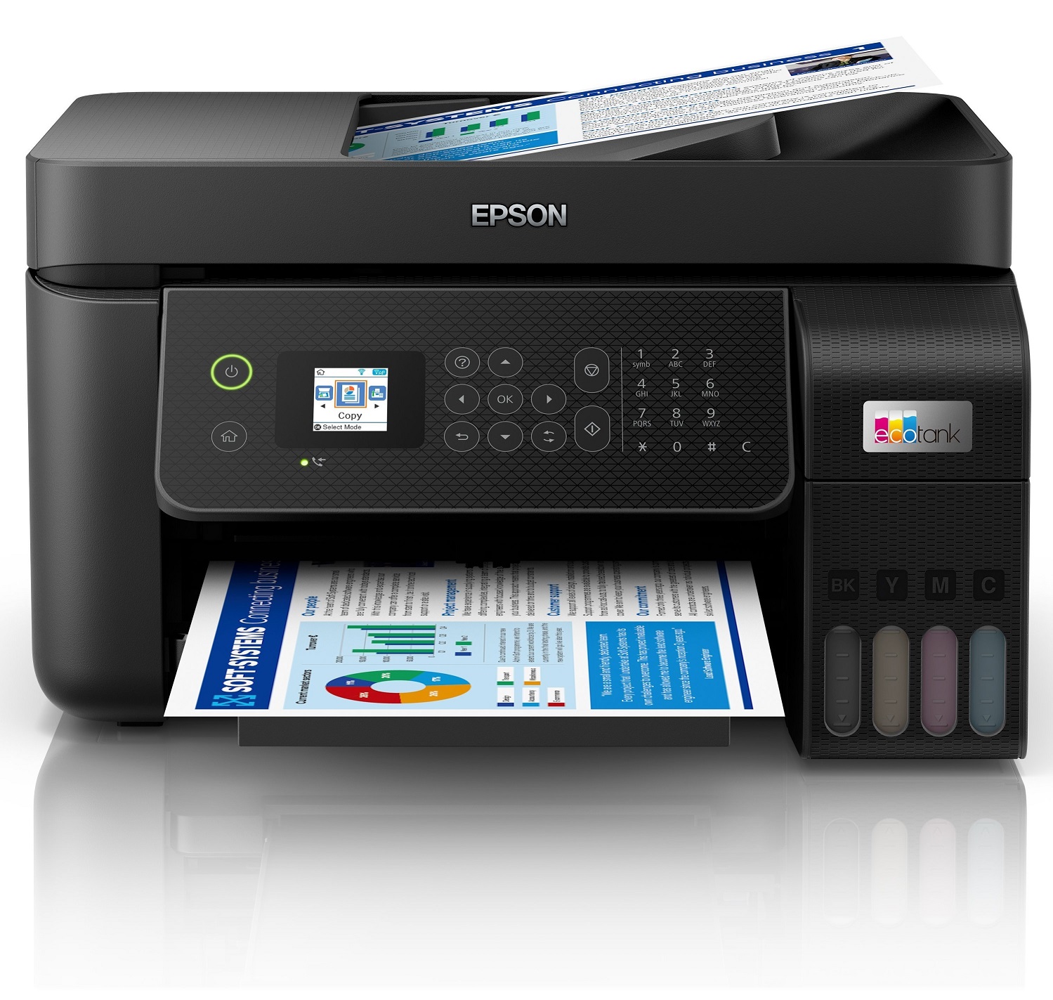 МФУ EcoTank L5290 A4, Wi-Fi Epson (C11CJ65407)