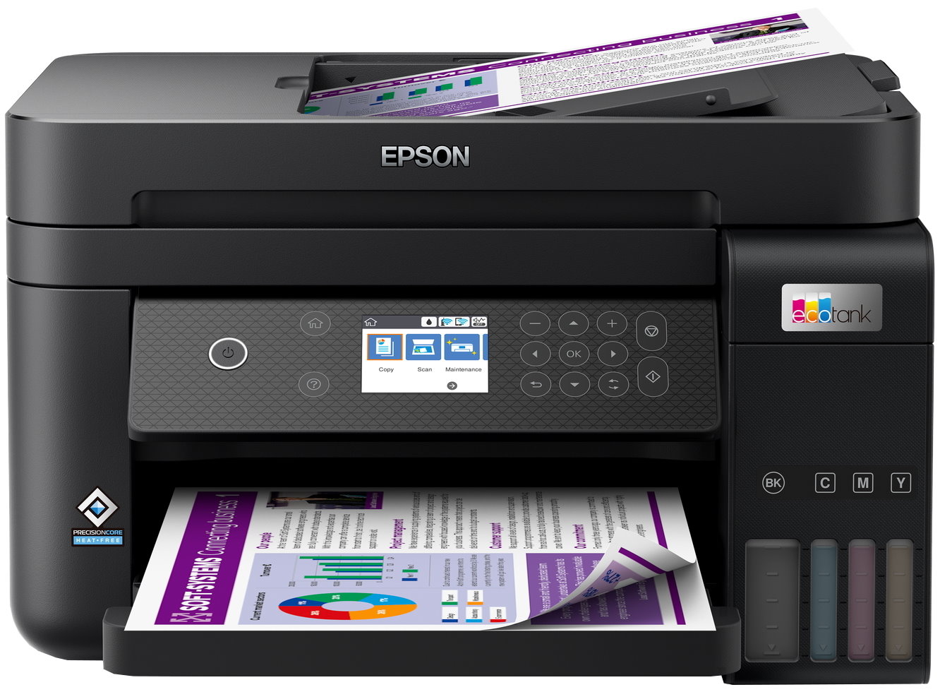 МФУ EcoTank L6270 A4, Wi-Fi Epson (C11CJ61403, C11CJ61405)