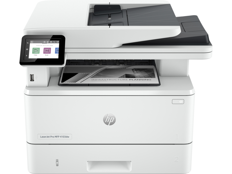 МФУ LaserJet Pro 4103dw A4, Wi-Fi HP (2Z627A)