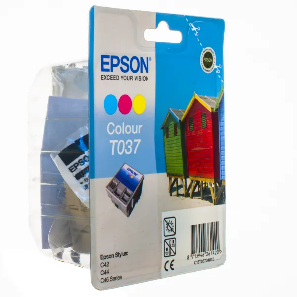 Картридж T037040 кольоровий Epson (C13T03704010) - Фото 2