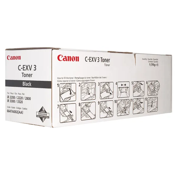 Тонер-картридж C-EXV3 черный Canon (6647A002) - Фото 8