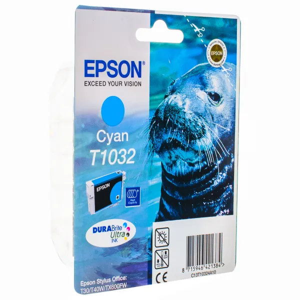 Картридж T10324A блакитний Epson (C13T10324A10) - Фото 11