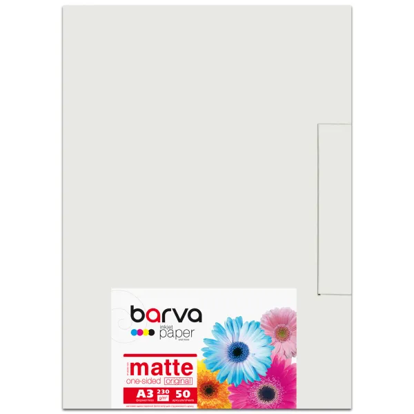 Фотобумага матовая 230 г/м2, A3, 50 л Original Barva (IP-A230-123) - Фото 3