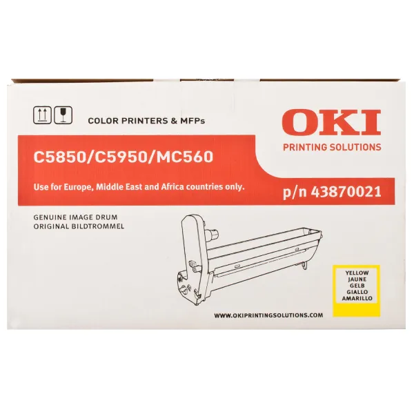 Драм-картридж C5850_5950 желтый Oki (43870021) - Фото 2