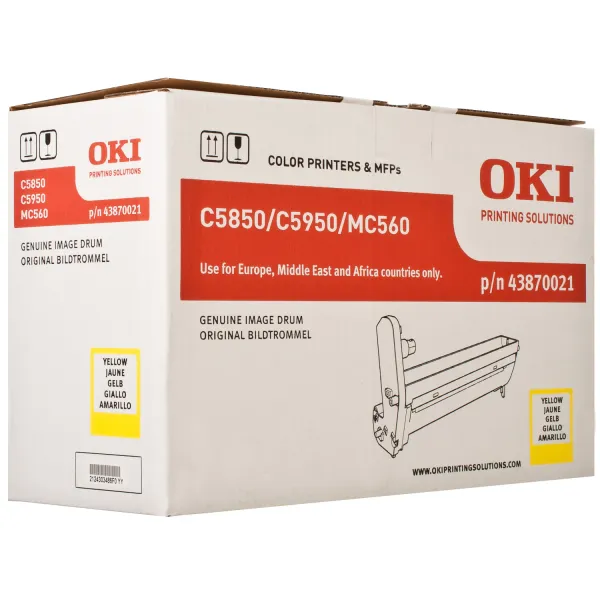 Драм-картридж C5850_5950 желтый Oki (43870021)