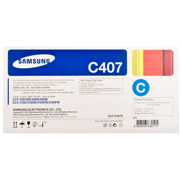 Тонер-картридж CLT-C407S голубой Samsung (ST998A) - Фото 3