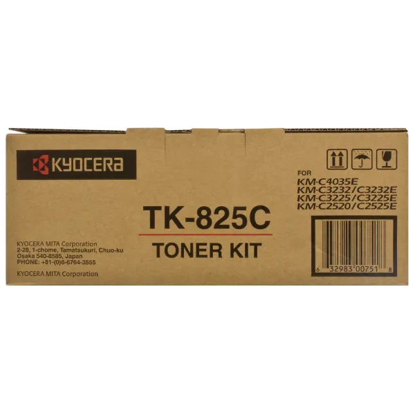 Тонер-картридж TK-825 блакитний Kyocera Mita (1T02FZCEU0) - Фото 4