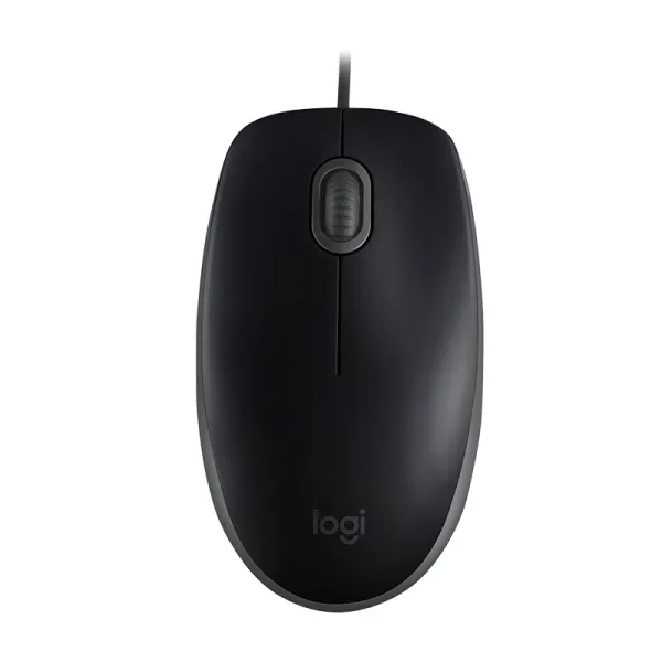 Мышь USB B110 Optical Silent, чёрная Logitech (910-005508) - Фото 2