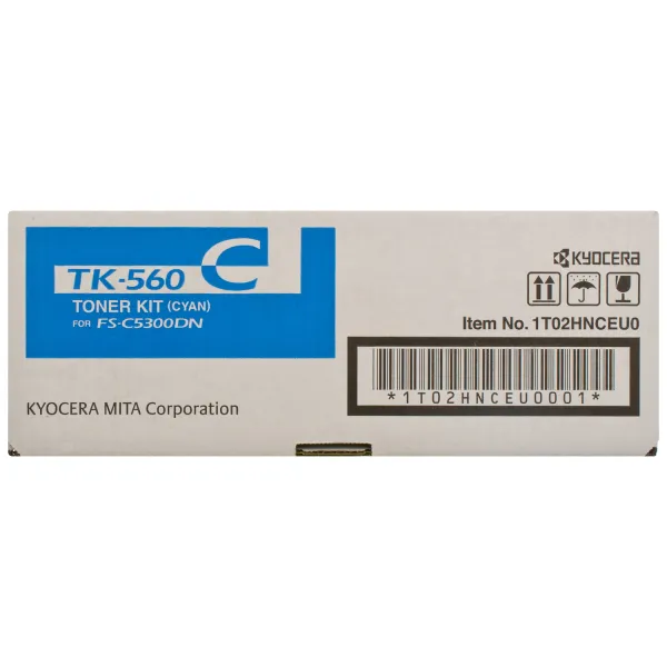 Тонер-картридж TK-560 блакитний Kyocera Mita (1T02HNCEU0) - Фото 2