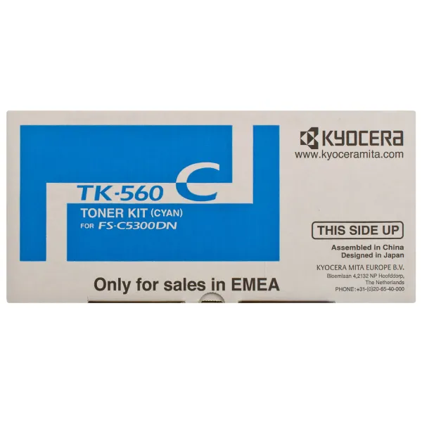 Тонер-картридж TK-560 блакитний Kyocera Mita (1T02HNCEU0) - Фото 4