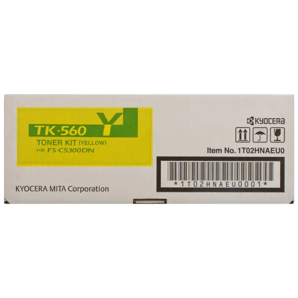 Тонер-картридж TK-560 жовтий Kyocera Mita (1T02HNAEU0) - Фото 2