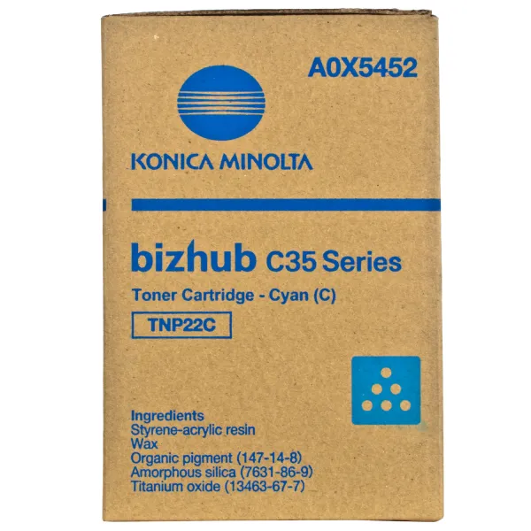 Тонер-картридж TNP-22C блакитний Konica Minolta (A0X5452) - Фото 3