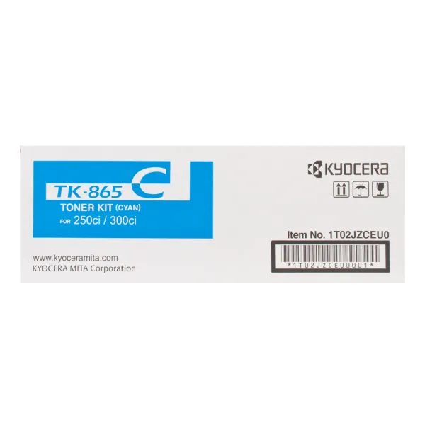 Тонер-картридж TK-865 блакитний Kyocera Mita (1T02JZCEU0) - Фото 5