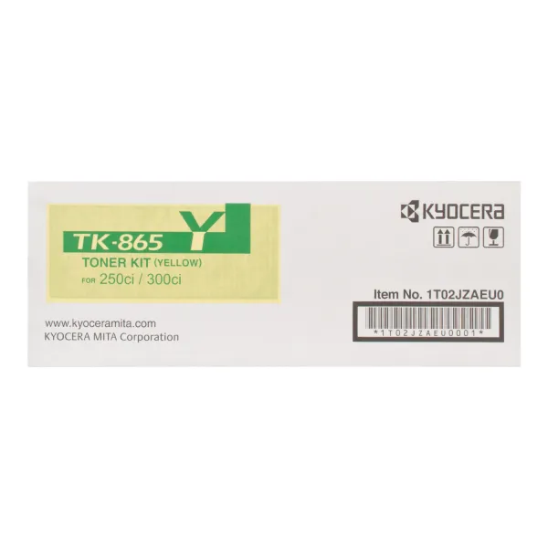 Тонер-картридж TK-865 жовтий Kyocera Mita (1T02JZAEU0) - Фото 4