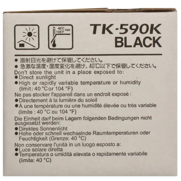 Тонер-картридж TK-590K чорний Kyocera Mita (1T02KV0NL0) - Фото 1