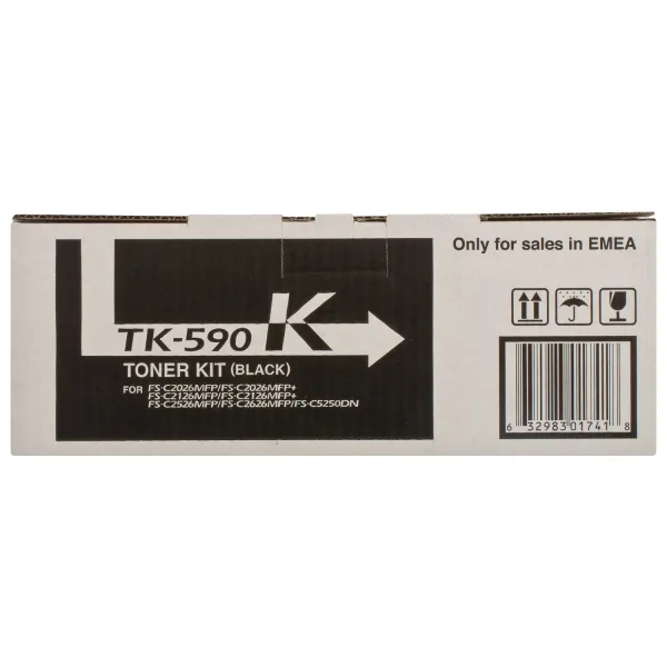 Тонер-картридж TK-590K чорний Kyocera Mita (1T02KV0NL0) - Фото 1