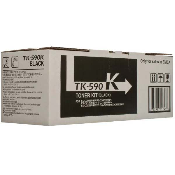 Тонер-картридж TK-590K чорний Kyocera Mita (1T02KV0NL0) - Фото 4