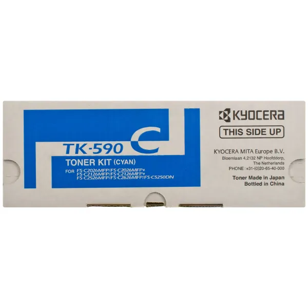 Тонер-картридж TK-590C блакитний Kyocera Mita (1T02KVCNL0) - Фото 3