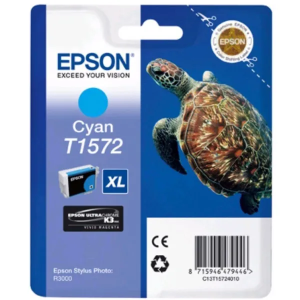 Картридж T157240 голубой Epson (C13T15724010) - Фото 13