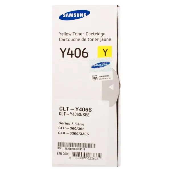 Тонер-картридж CLT-Y406S желтый Samsung (SU464A) - Фото 3