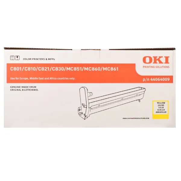 Драм-картридж C810/830/MC860 желтый Oki (44064009) - Фото 4