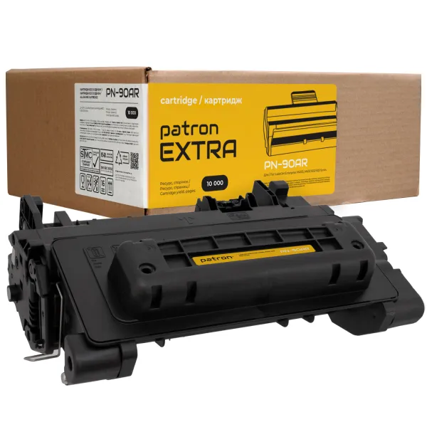 Картридж сумісний HP 90A (CE390A) Extra Patron (PN-90AR) - Фото 3