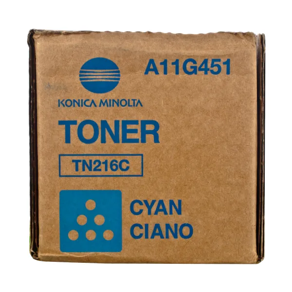 Тонер-картридж TN-216C голубой Konica Minolta (A11G451) - Фото 1