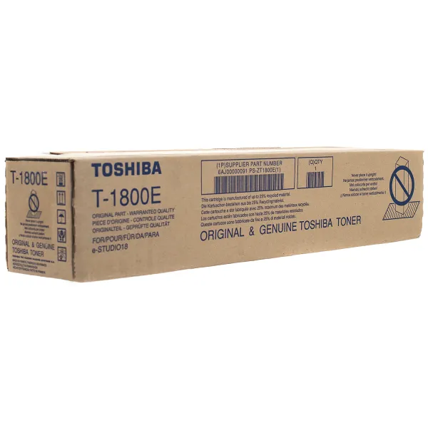 Тонер-картридж T-1800E Toshiba (6AJ00000091/6AJ00000204/6AJ00000264) - Фото 5