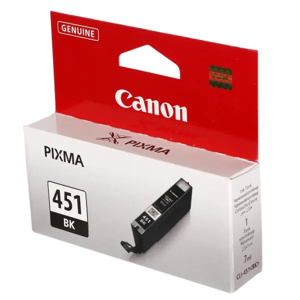 Картридж CLI-451BK 7 мл, чорний Canon (6523B001) - Фото 6
