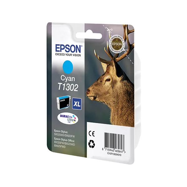 Картридж T13024 XL блакитний Epson (C13T1302410/C13T13024012) - Фото 14