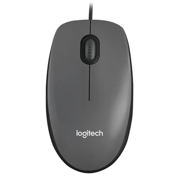 Миша USB M100 Optical, чорна Logitech (910-005003/910-006652) - Фото 4
