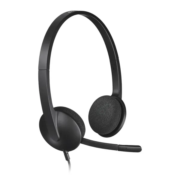 Гарнитура USB H340, чёрная Logitech (981-000475) - Фото 10