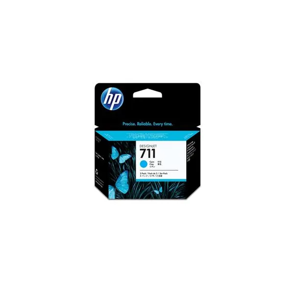 Комплект картриджей №711 3х29 мл, голубой HP (CZ134A) - Фото 4